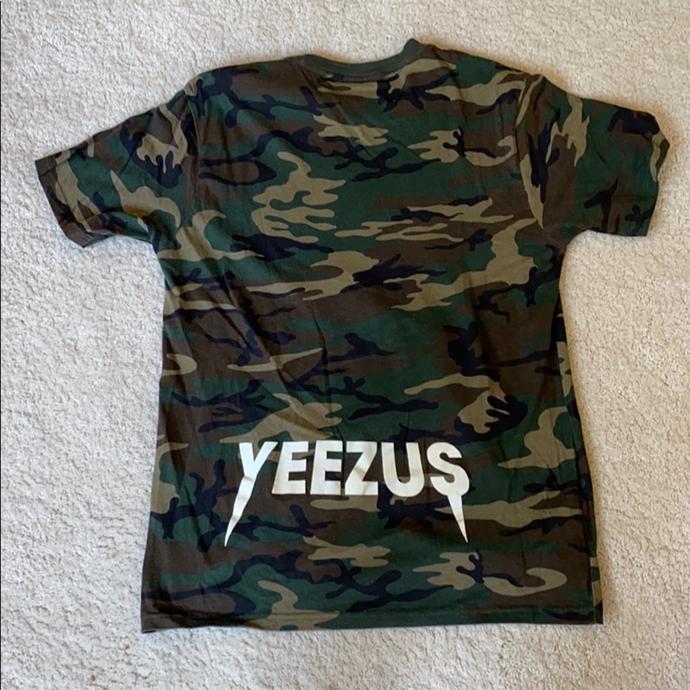 YEEZUS printed army tshirt